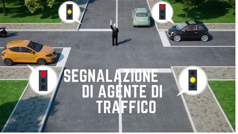 Segnalazione Di Agente Di Traffico Vigile Con La Braccia Aperto