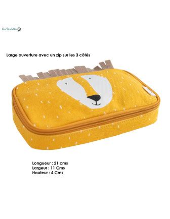 Trousse Scolaire Renard Rectangulaire Trixie Les Bambetises