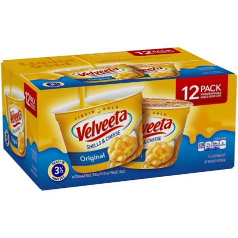 Velveeta Shells Cheese Original Microwavable Shell Pasta Cheese