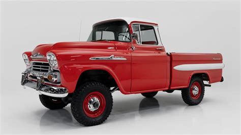 Stunning And Rare 1958 Chevy Apache Napco 4x4 For Sale