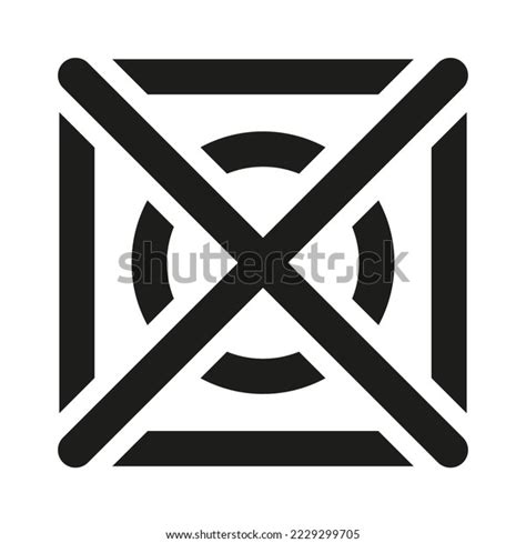 Do Not Tumble Dry Icon Washing Stock Vector Royalty Free 2229299705