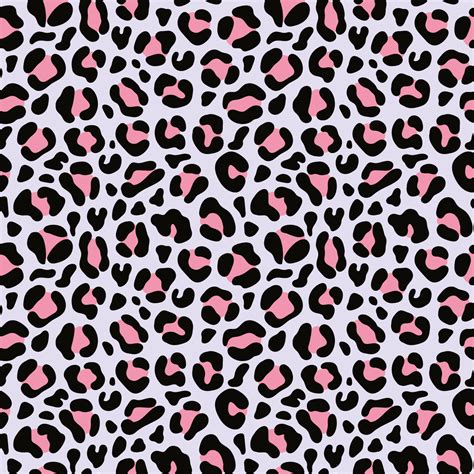 Leopard Print In Pink And Blue Abstract Leopard Skin Seamless Pattern