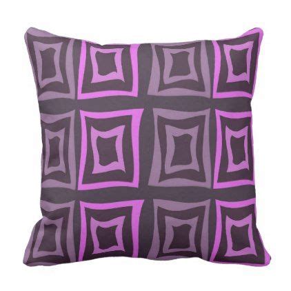 Square Distorted Soft Purple Throw Pillow Patterns Pattern Special