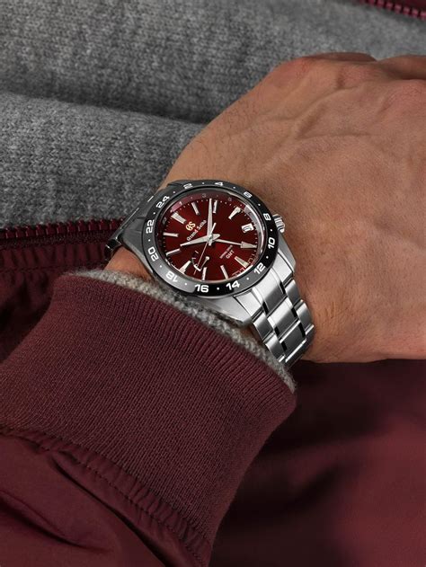 Grand Seiko Release Morning Glow Of Hotaka Peaks Spring Drive Gmt