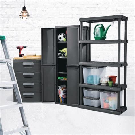 Sterilite 4 Shelf Utility Storage Cabinet Instructions | Cabinets Matttroy