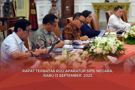 Sekretariat Kabinet Republik Indonesia Rapat Terbatas Rancangan