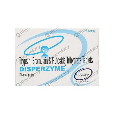 Disperzyme Strip Of 10 Tablets Uses Side Effects Dosage