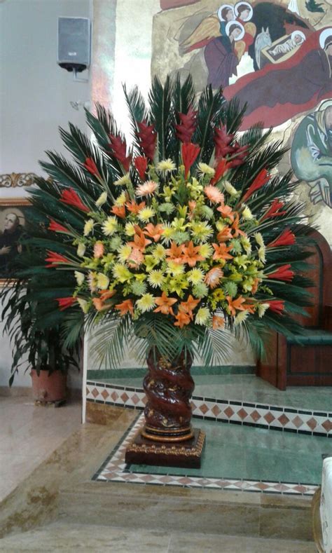 Arreglo Altar Mayor Arreglos Florales Arreglos Florales Funerarios