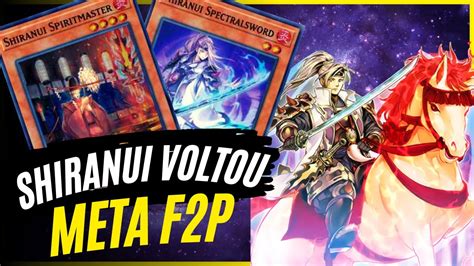 Shiranui Controle O Melhor Deck F P Para Iniciantes Voltou Yu Gi Oh