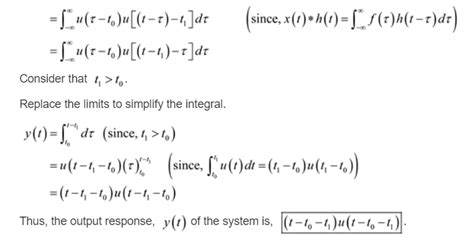 Unit Step Function Integral