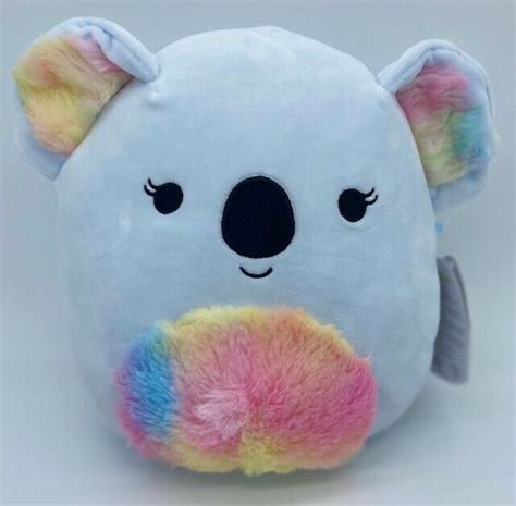 🐨 SQUISHMALLOWS 8” MAURA Koala Rainbow Fluffy Belly Plush Toy Stuffed Animal | eBay in 2021 ...