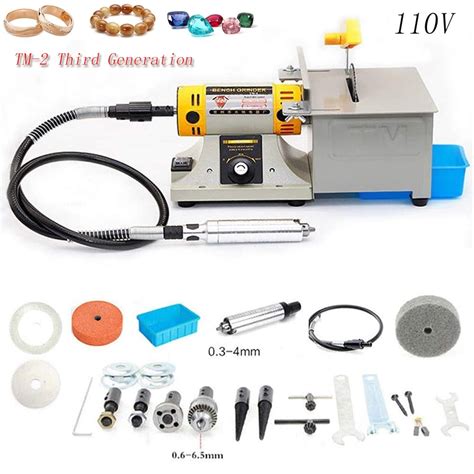 CJC TM 2 Mini Multi Purpose Jewelry Rock Polishing Buffer Machine Bench