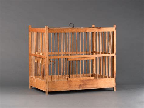 Wooden bird cage Soubrier - Rent Deco objects Cage XIXth