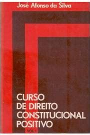 Livro Curso de Direito Constitucional Positivo José Afonso da Silva