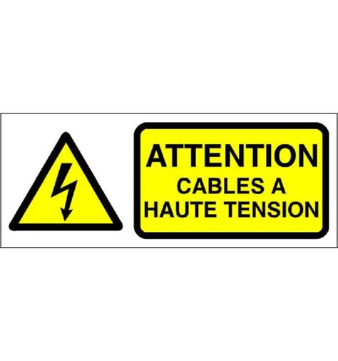 Panneau Danger Lectrique Haute Tension D S Ht