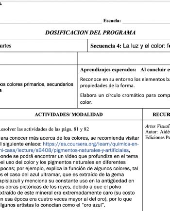 Planeaci N Ingles Plan Programa Pnieb Planeaciones M Xico