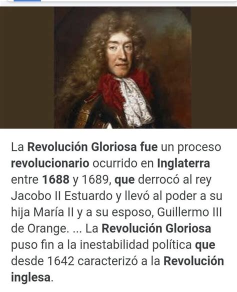 cuáles fueron los sucesos de la gloriosa revolución inglesa de 1688