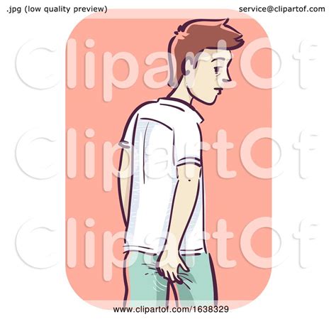 Man Ass Itchy Illustration By BNP Design Studio