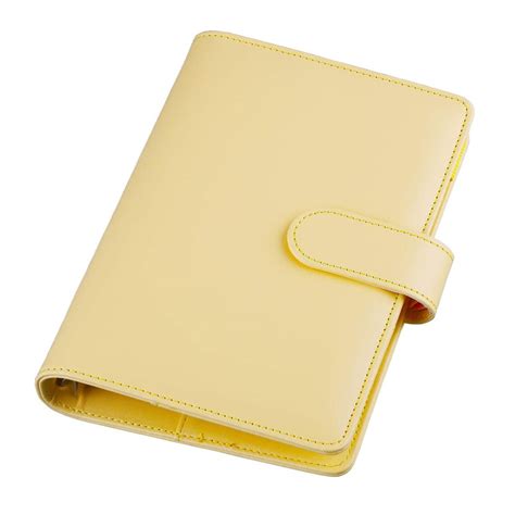 A Pu Leather Notebook Binder Refillable Ring Binder For A Etsy