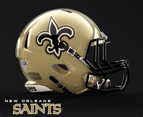 New Orleans Saints Revo Speed Helmet | Football helmets, Helmet, New ...