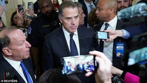 Hunter Biden Walks Out Of Congress After Stunning Republicans By Showing Up To Hearing Laying