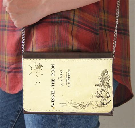 Winnie the Pooh Book Cover Faux Leather Purse Handbag - Etsy