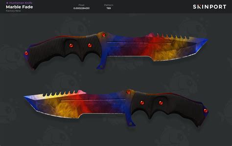 Huntsman Knife Marble Fade Factory New Counter Strike Skinport