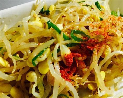 Korean Style Mung Bean Sprouts Sukju Namul Recipe Sidechef