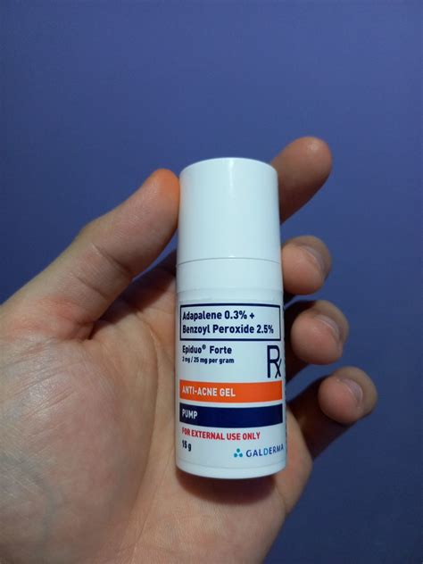 Galderma Epiduo Forte Anti Acne Gel Beauty And Personal Care Face Face