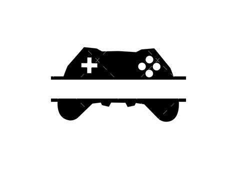 Game Controller Split Svg Png Pdf Gamer Svg Game Player Svg Gamer