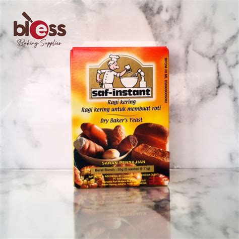 Jual RAGI KERING SAF INSTAN 11 Gr INSTANT DRY YEAST ROTI DONUT DONAT