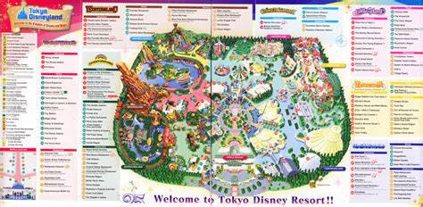 Tokyo Disneyland Map