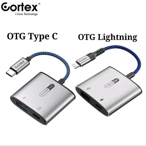 Jual Cortex Mh Mh Otg Type C Lightning To Usb Charging