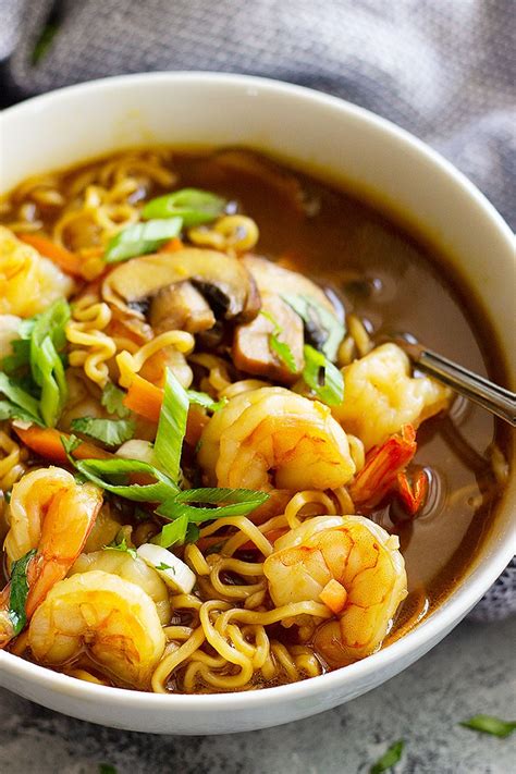 Easy Shrimp Ramen Soup Countryside Cravings