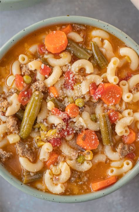 Vegetable Beef Soup With Hamburger The Clean Eating Couple