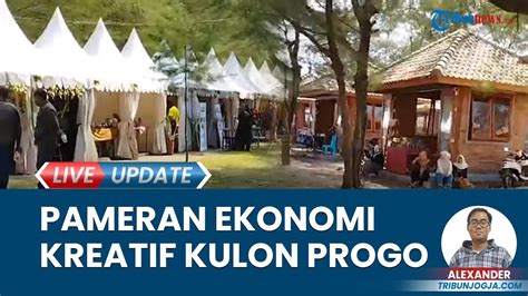 Peserta Dari Desa Wisata Ramaikan Pameran Ekonomi Kreatif Di Plaza