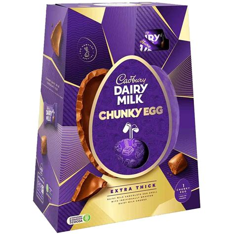 cadbury dairy milk chunky egg  british store   great