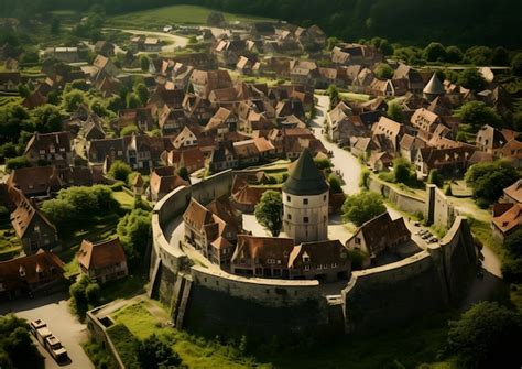 Free AI Image | Aerial view on city