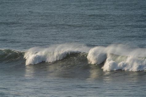 Large Waves Breaking in the Open Ocean during a Tropical Storm Stock ...