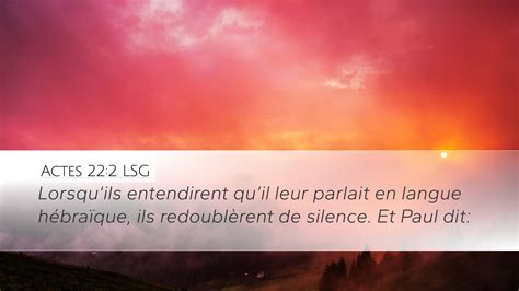 Actes 22 2 LSG Desktop Wallpaper Lorsquils Entendirent Quil Leur