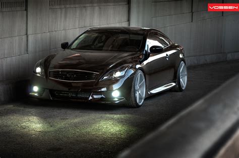 Stanced Out Infiniti G37 Coupe Sitting Low On Custom Wheels