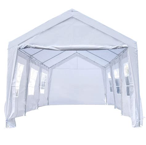 GOJOOASIS Carport Canopy Heavy Duty 10x20 Ft Party Tent Portable Car