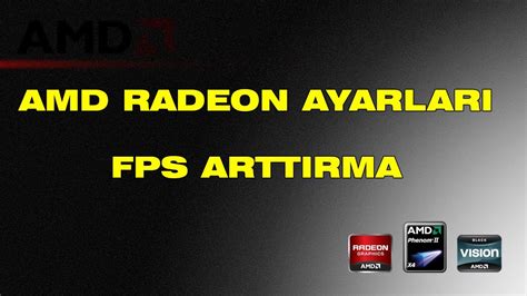 Laptoplar İçin AMD Ekran Kartı Ayarları FPS Arttırma Harici Ekran