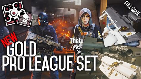 Gold Pro League Set Is Sexy Full Game Rainbow Six Siege Youtube