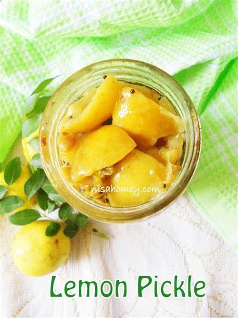 Lemon Pickle Vella Naranga Achar Kerala Style Lemon Pickle