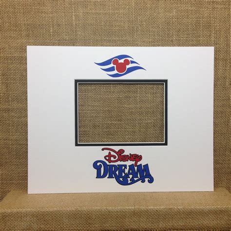 Disney Cruise Autograph Photo Mat Signature Matte X Mat