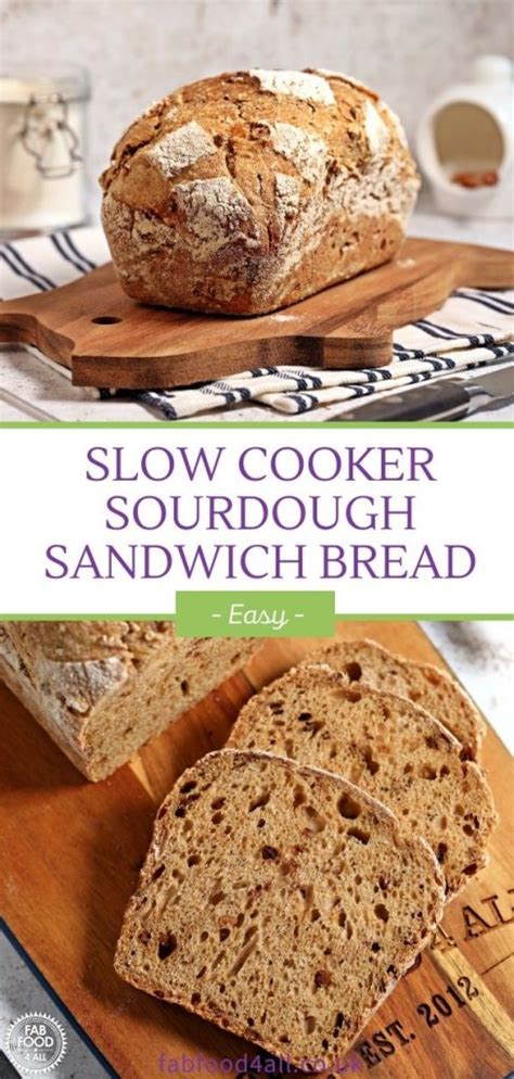 Easy Slow Cooker Sourdough Sandwich Bread A World First