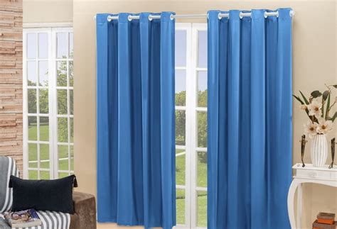 Cortina Corta Luz Blackout Blecaute Pvc X Azul Elo