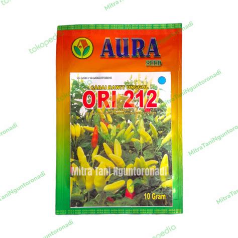 Jual Benih Cabai Rawit Unggul Ori Cap Aura Seed Gr Kab