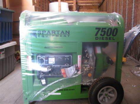 Alaskas List Spartan Sg 7500 Diesel Generator For Sale